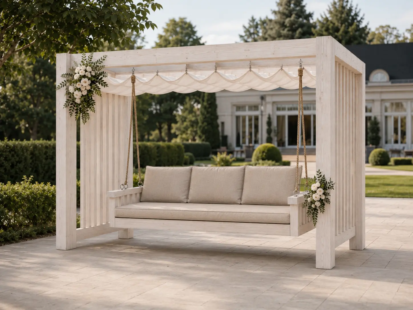 Pergola eventowa z huśtawką — GABRYSZUK