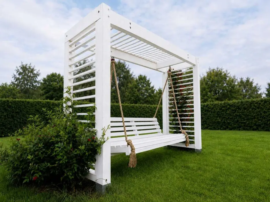 Pergola Compact z huśtawką 160 cm — Widok całego modelu