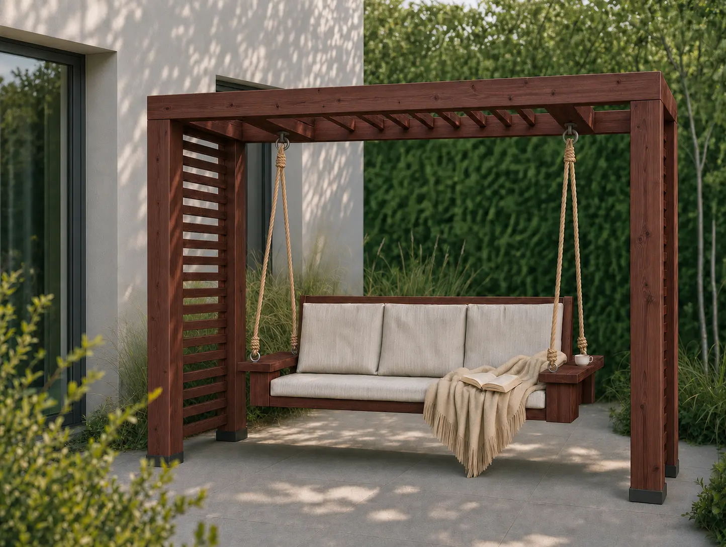 Pergola Compact — Remmers Palisander, RC-720